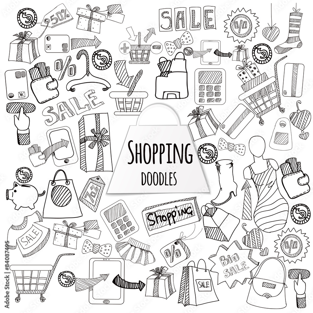 Shopping Doodle Set