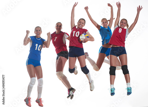 volleyball  woman group