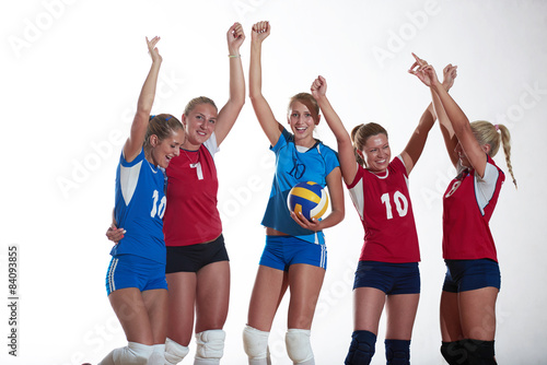 volleyball woman group