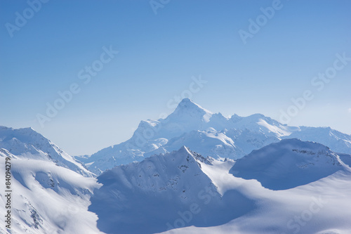  Caucasus mountains nobody landscapes snow  © Kondor