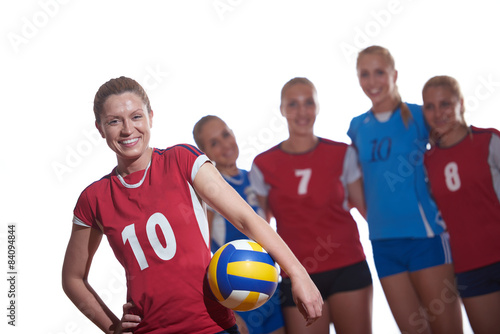 volleyball woman group