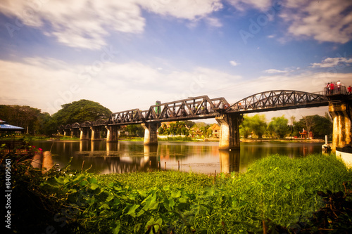 Bron över floden Kwai.