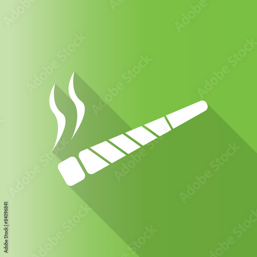 vector illustration of a joint or spliff. Drug abuse. Illegal dr