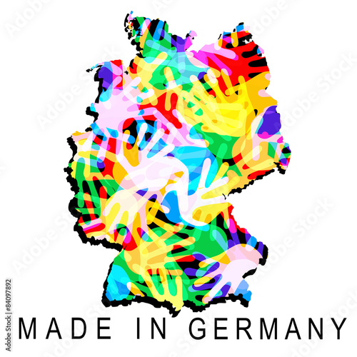 Made in Germany mit Händen
