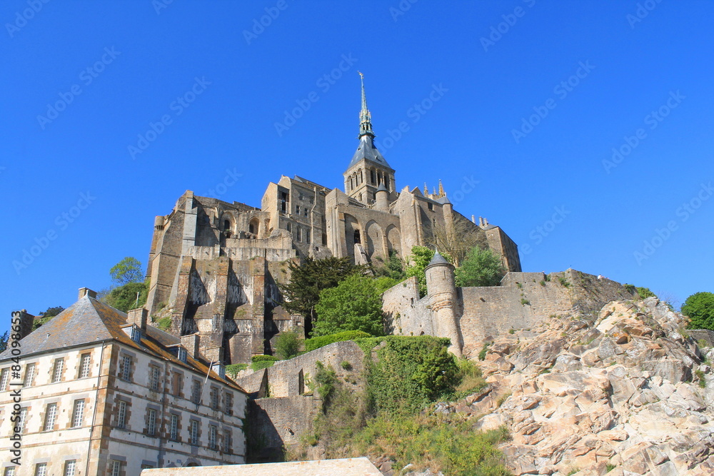 Le mont saint Michel, France