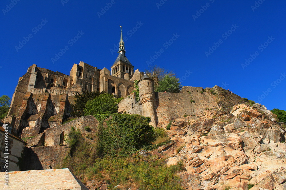 Le mont saint Michel, France