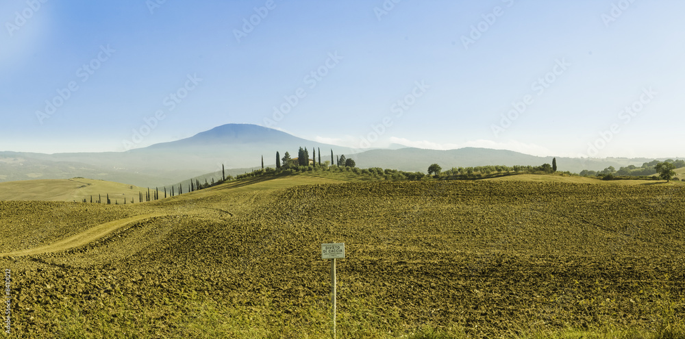 Naklejka premium toskania,panorama, 80Megapixeli