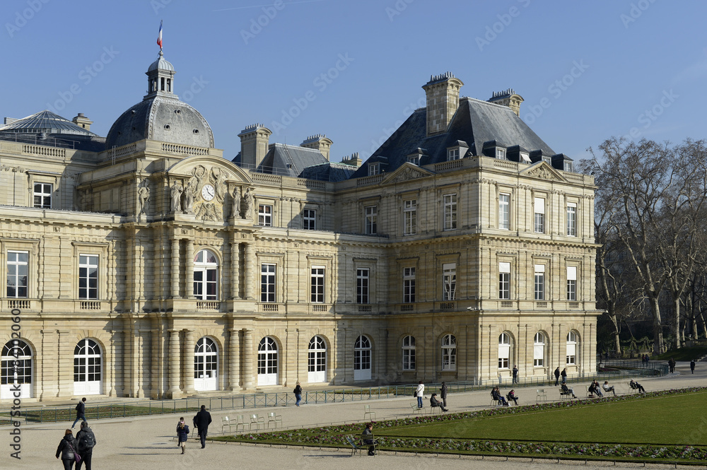 Fototapeta premium sénat -jardins du luxembourg _ paris