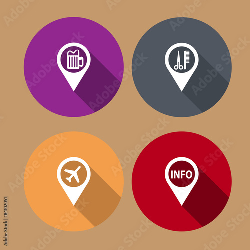Free Download navigation pointers of map. - GFXLoad