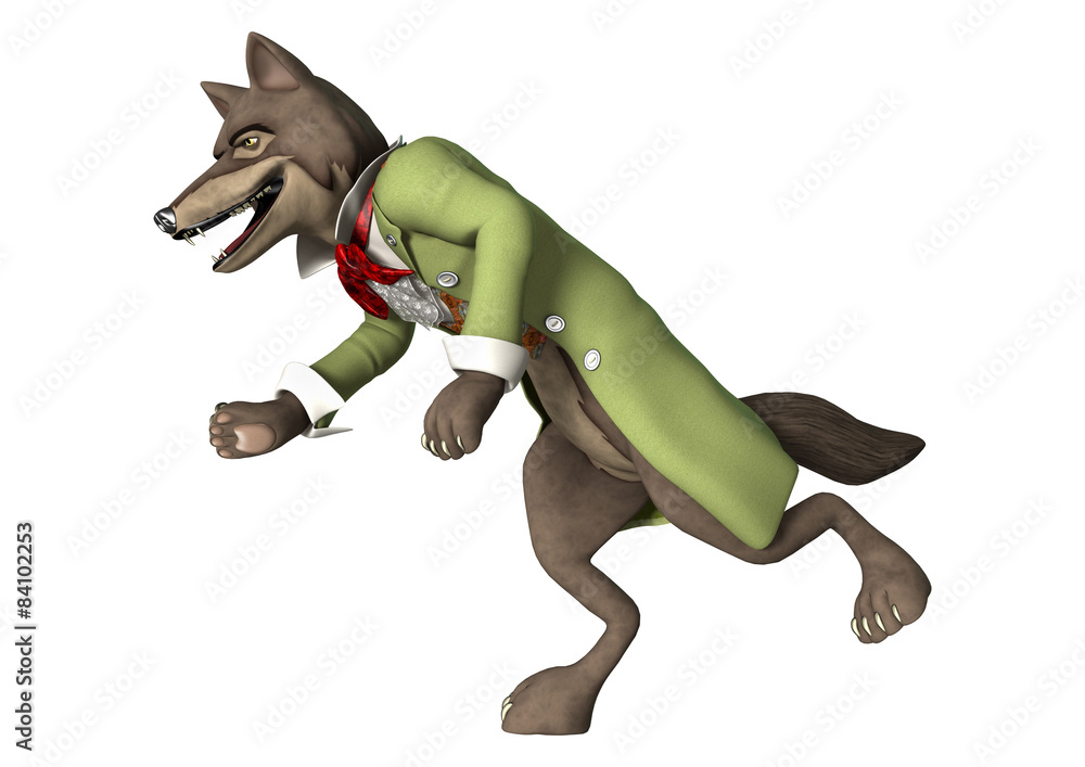 Obraz premium Fairytale Wolf