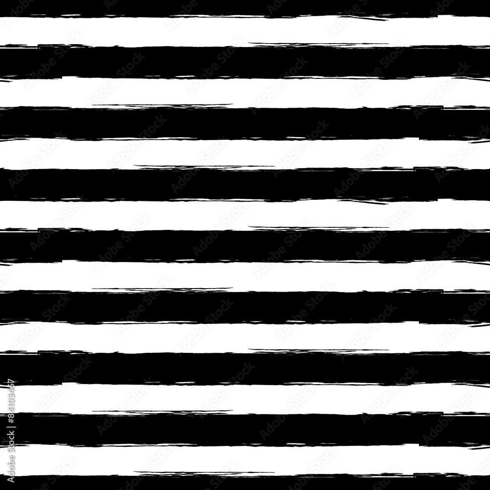 Obraz Wektorowego akwarela lampasa grunge bezszwowy wzór. Streszczenie czarne