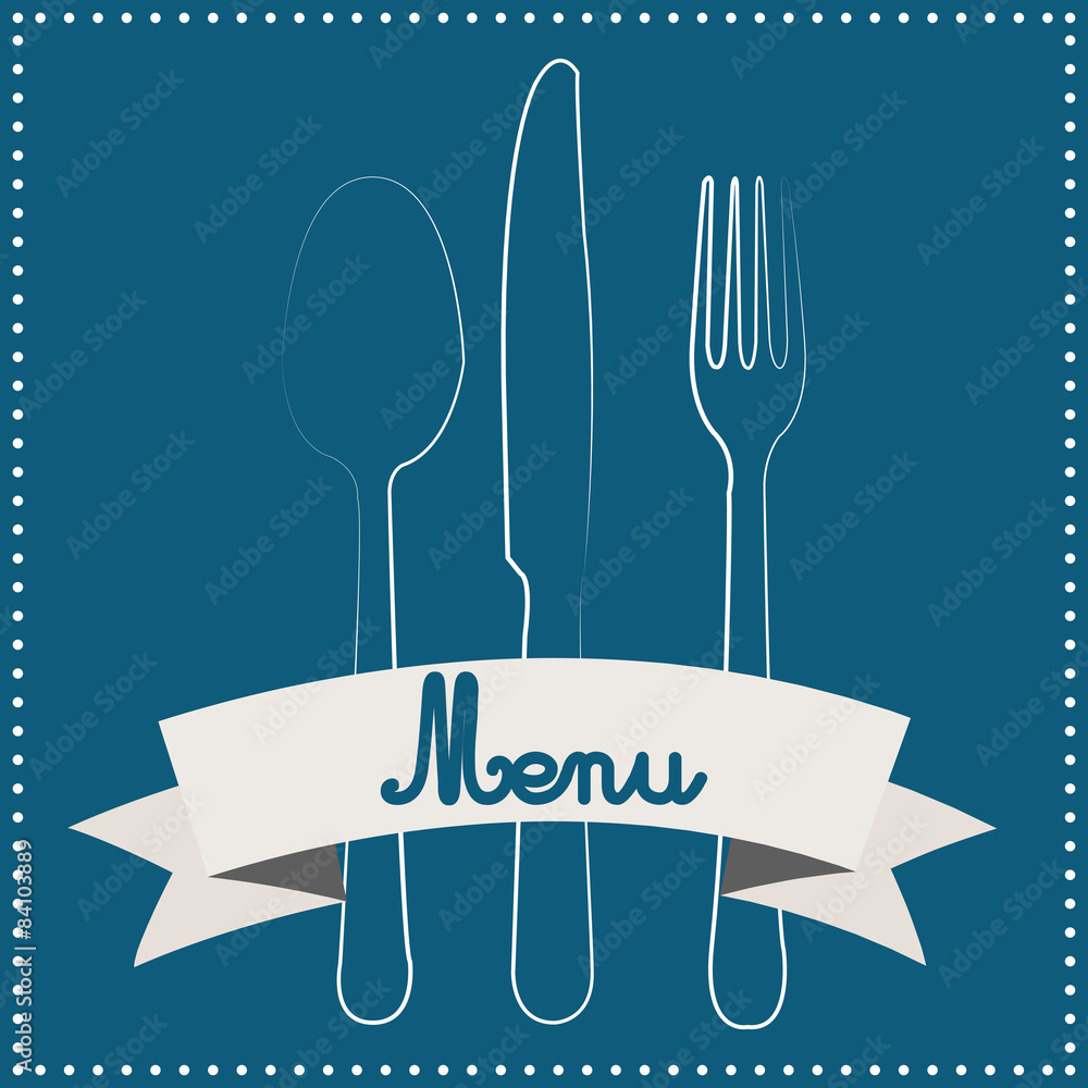 Fototapeta premium Menu design