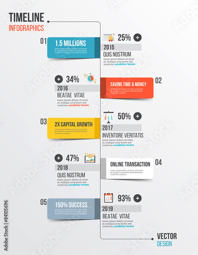 Timeline infographics Design