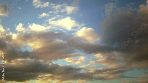 Clouds Rolling Across the Sky