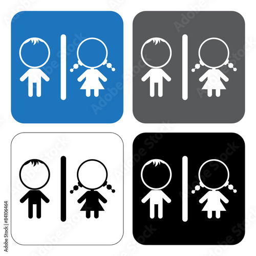 Male and female icons