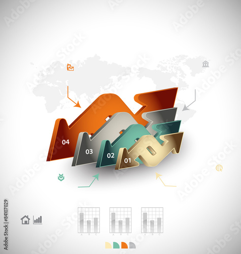 Business infographic template