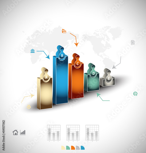 Business infographic template