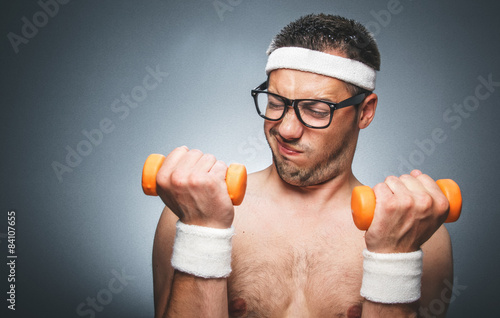 Canvas-taulu Funny sports man