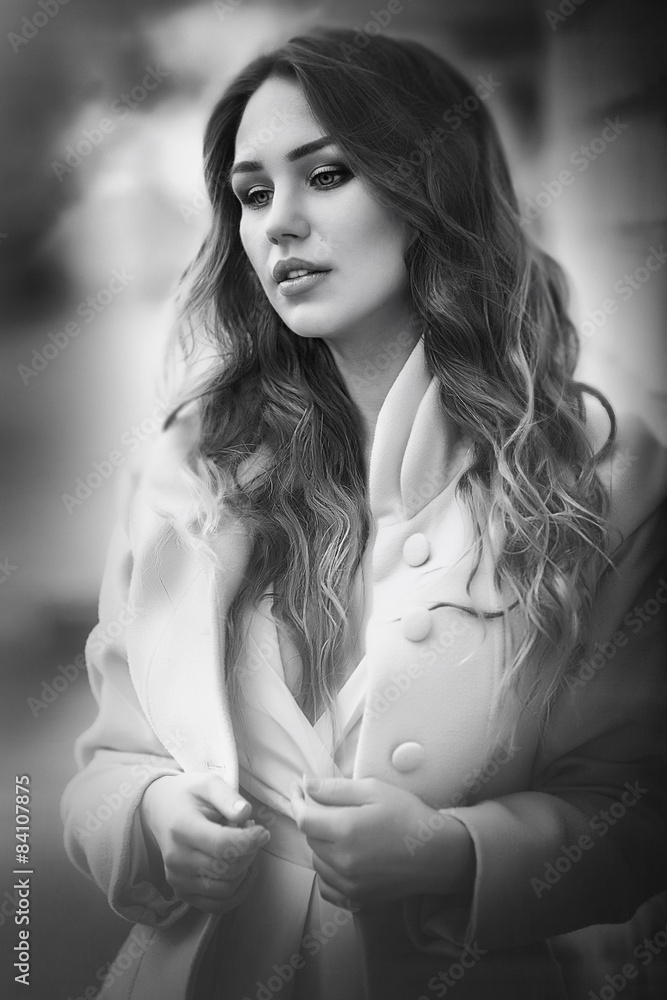 Portrait of beautiful female model Portrait of beautiful female model