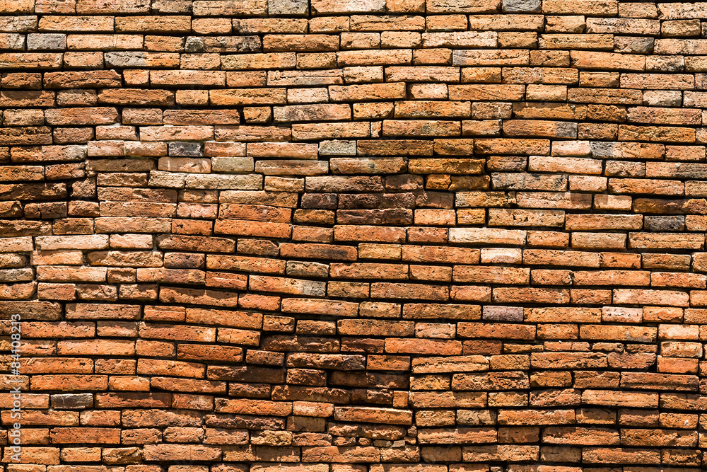Grunge red brick wall background. Grunge red brick wall background.