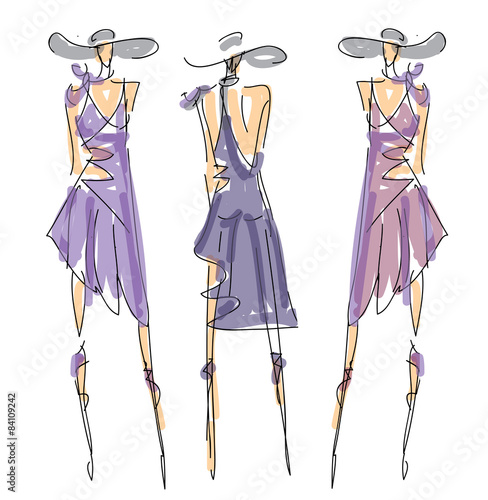 Sketch Fashion Poses