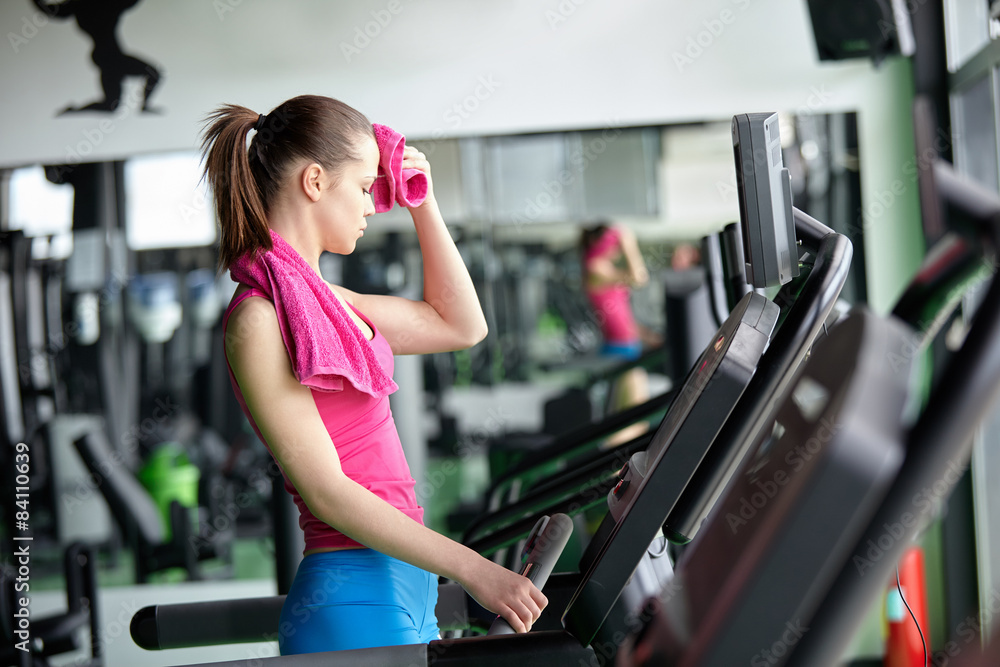 Fototapeta premium fitness treadmill