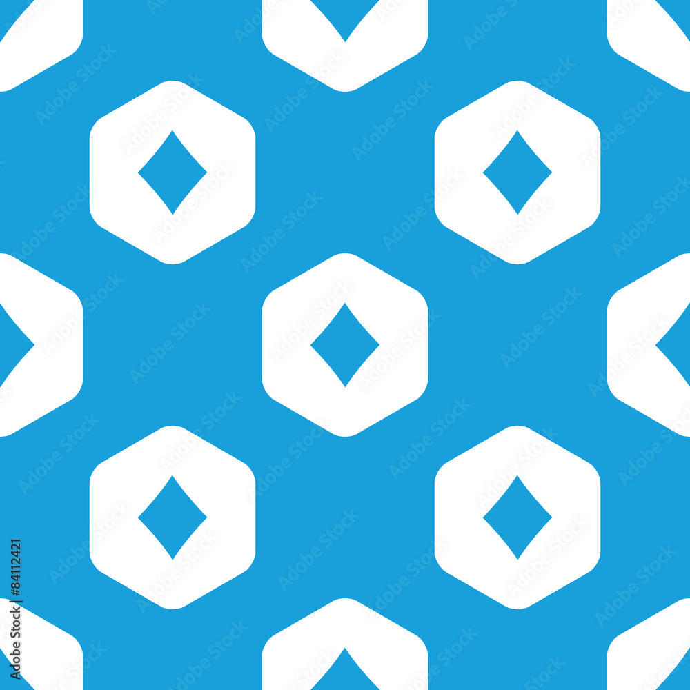 Diamonds hexagon pattern