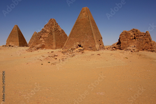 Piramidy w Jebel Barkal w Sudanie