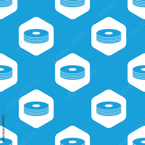 Disc pile hexagon pattern