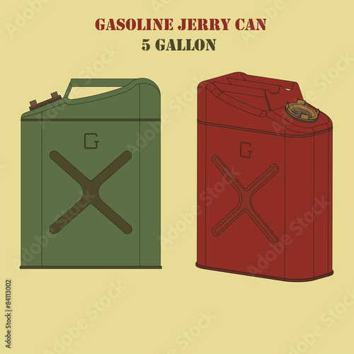 Gasoline jerry can