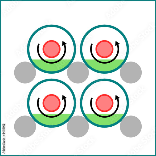 roller bottles icon