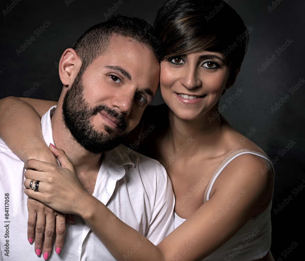 Fototapeta premium Lovely couple portrait