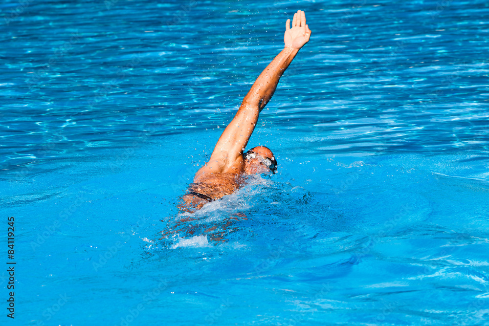 backstroke swim style