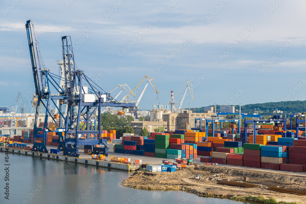 Fototapeta premium Deepwater Container Terminal in Gdansk