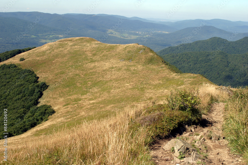 Fototapeta premium Bieszczady - połoniny bieszczadzkie
