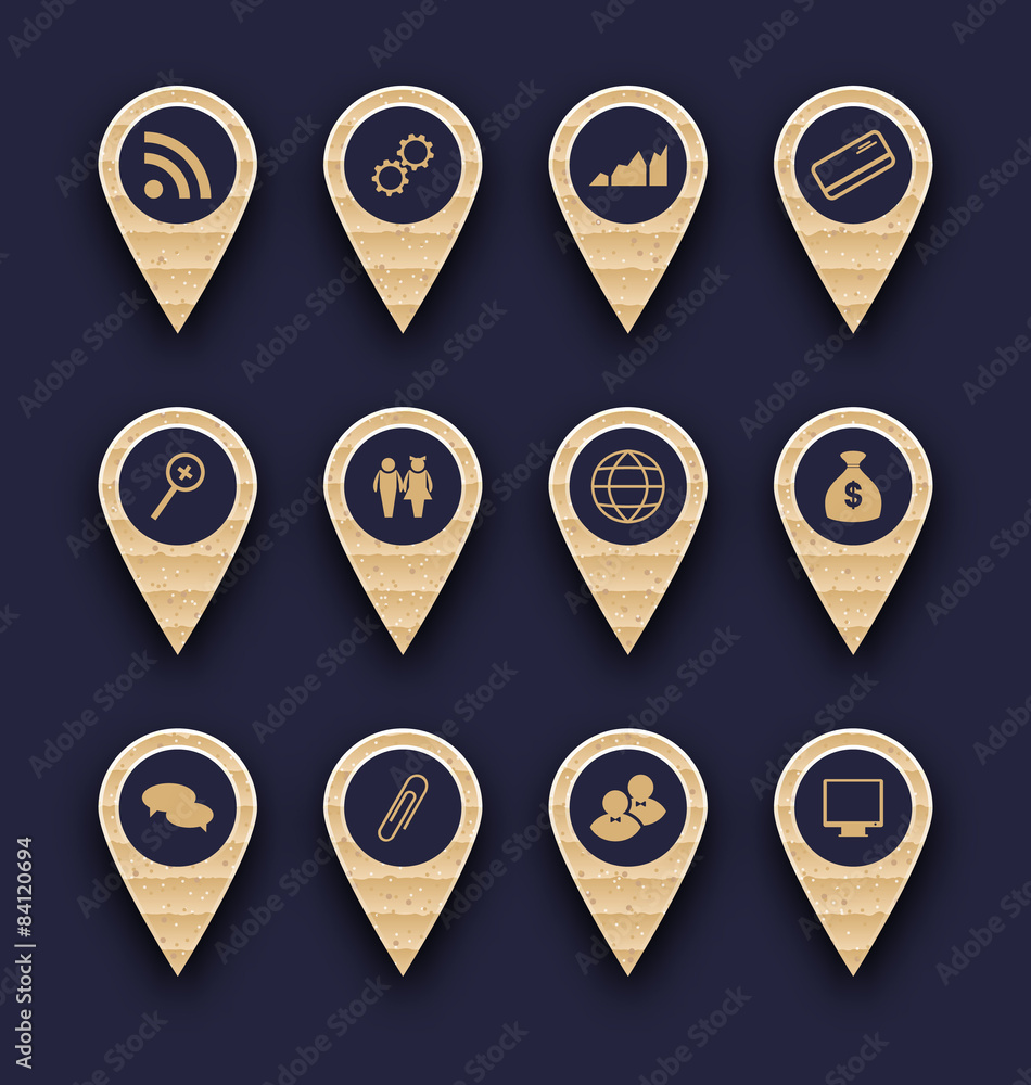 Group business pictogram icons for design your website Group business pictogram icons for design your website