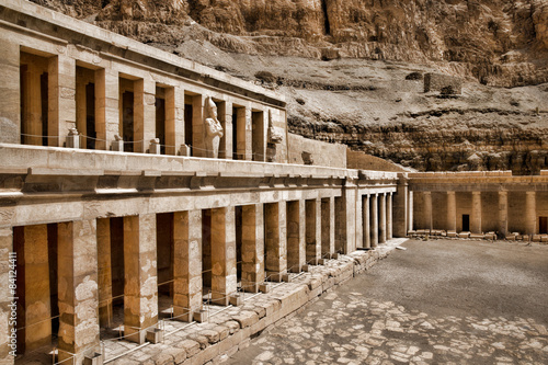 The temple of Hatshepsut near Luxor in Egypt photo