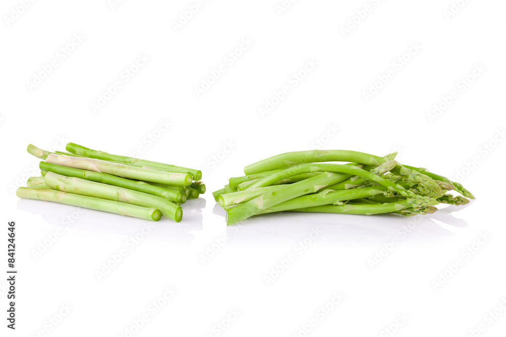 fresh asparagus isolated on white fresh asparagus isolated on white