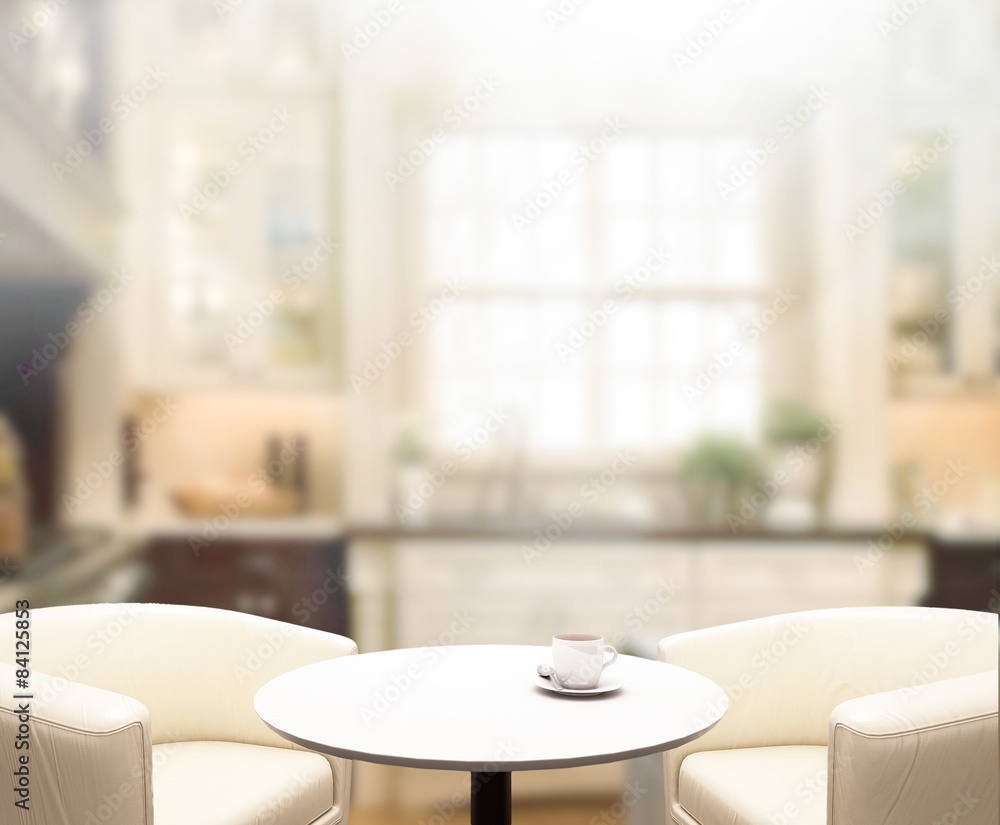 Table Top And Blur Interior Background Table Top And Blur Interior Background