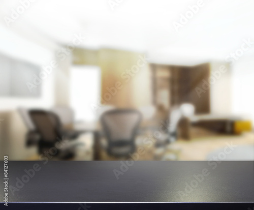 Table Top And Blur Office Background © nuttapol