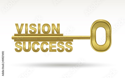 vision success - golden key