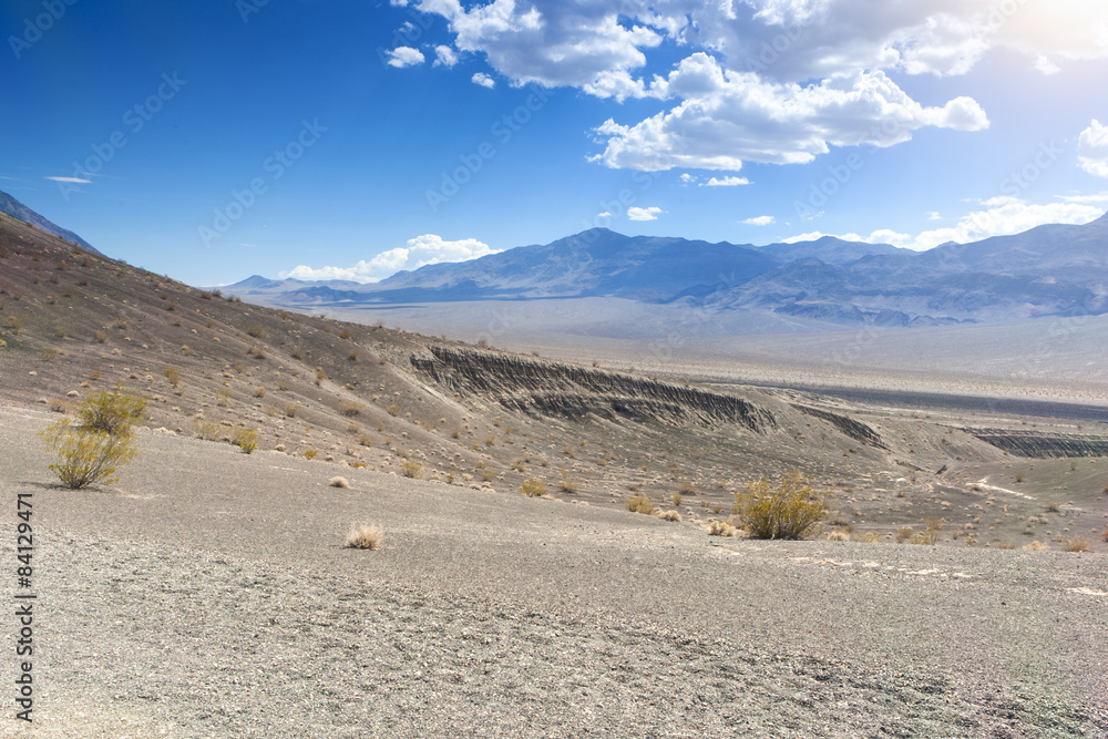 Fragment of Ubehebe Crater in Death Valley National Park, Califo