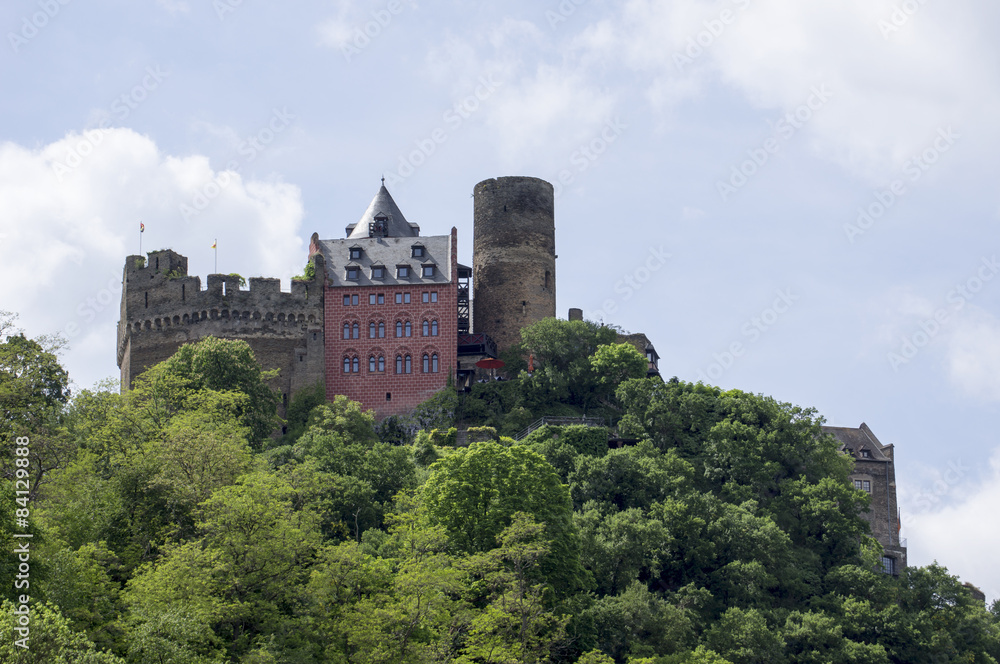 Burg Schönburg bei Oberwesel am Rhein, Deutschland