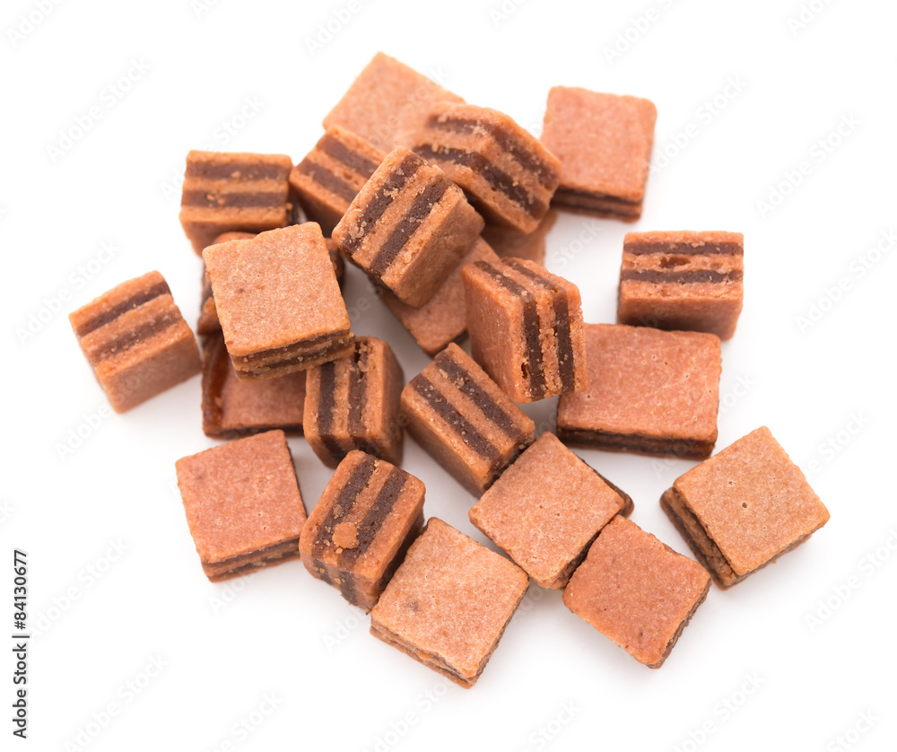 sweet hawthorn blocks on a white background sweet hawthorn blocks on a white background