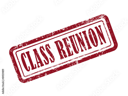 stamp class reunion in red