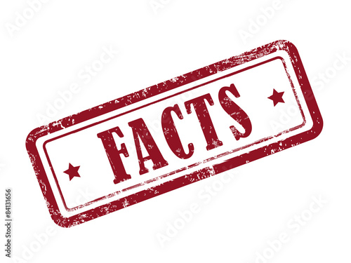 stamp facts in red