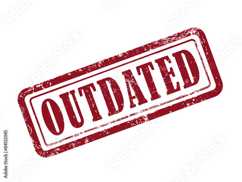 stamp outdated in red