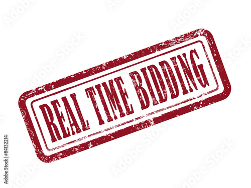 stamp real time bidding in red