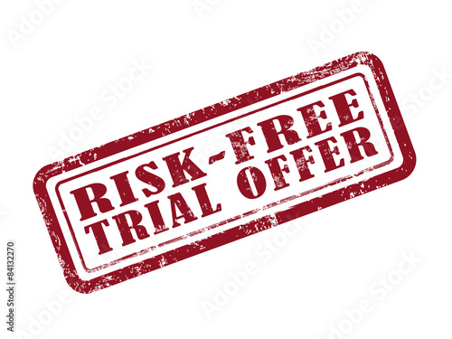 stamp risk-free trial offer in red