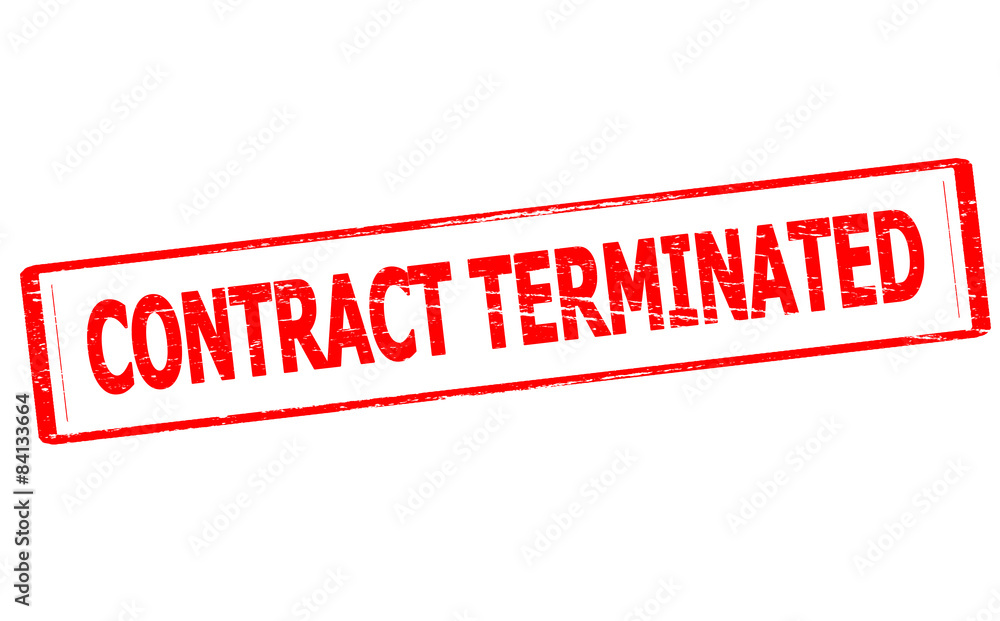 Contract terminated Contract terminated
